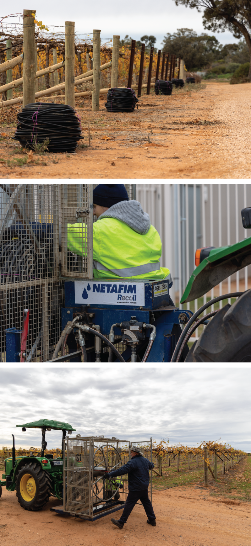 SuniTAFE SMART Farm Chooses to Reduce, Reuse, Recycle with Netafim Recoil Program 