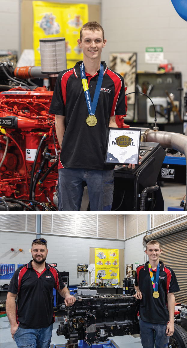 SuniTAFE and Mildura Truck Centre Celebrate WorldSkills Gold Medallist Thomas Bevan