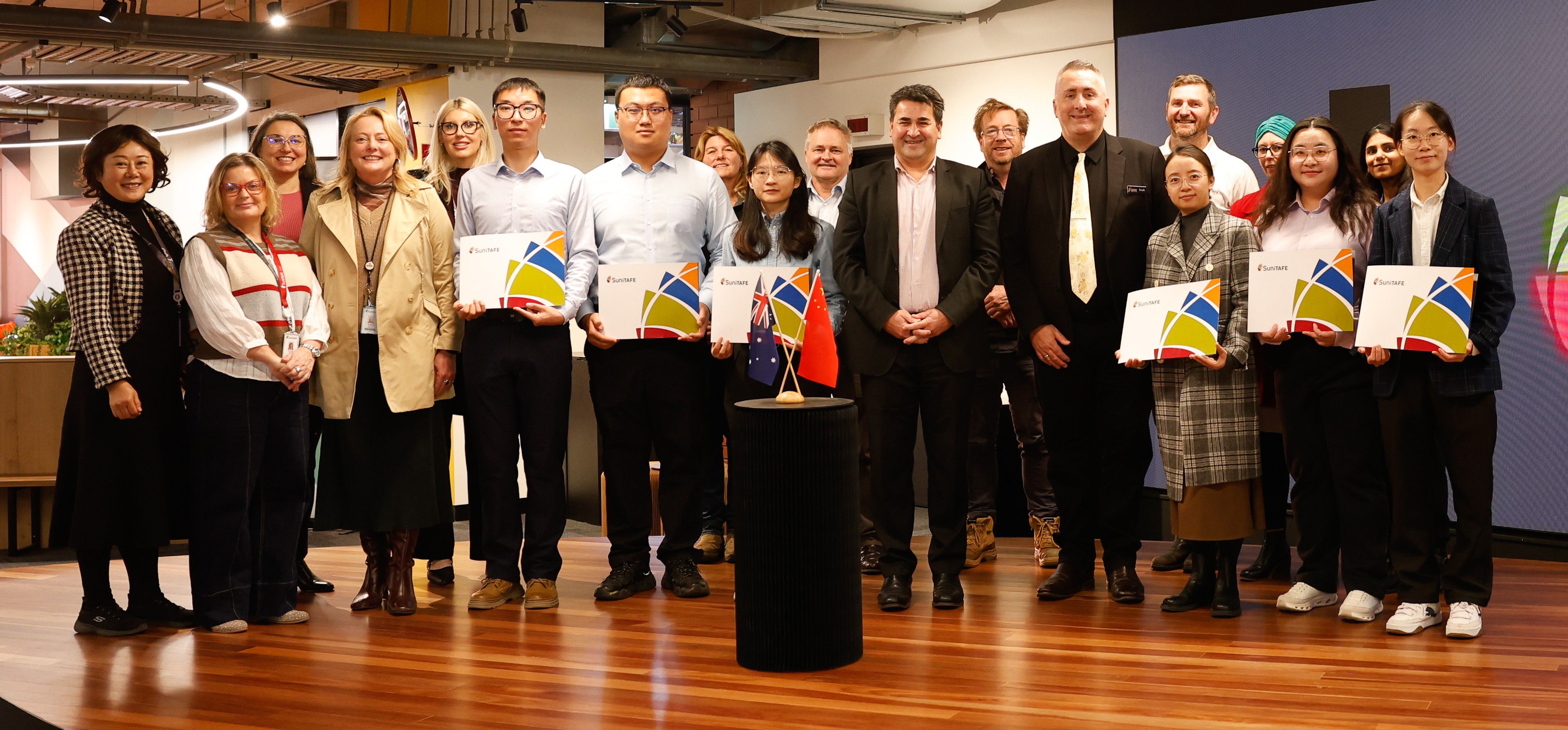 Shanghai Food Science and Technology School Visits SuniTAFE 

