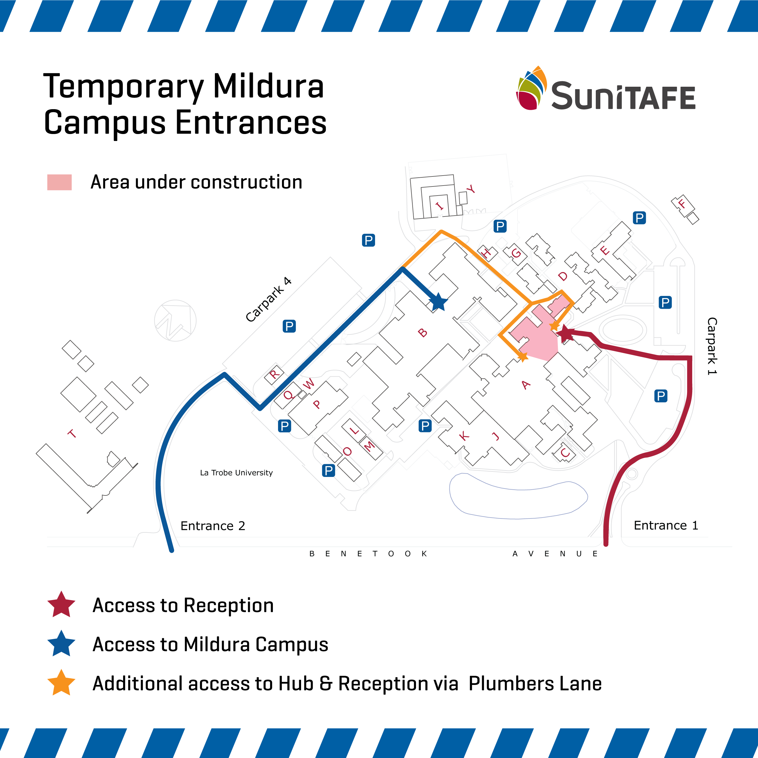 Temporary Mildura Campus Entrances & Renovations 