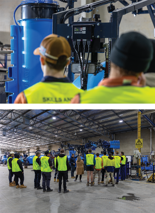 VETDSS Engineering Students Get a Taste of the Workplace at Interlink Sprayers 
