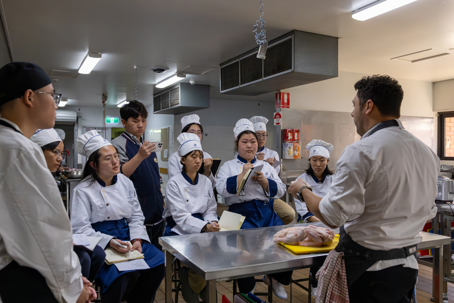 International Students Cooking Class