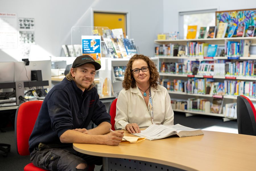 Swan Hill - Support in Library